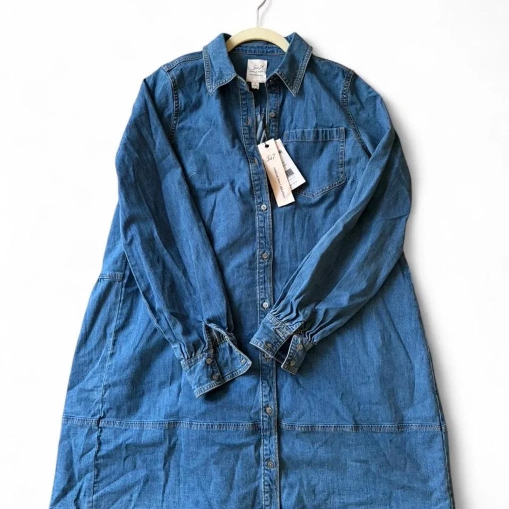 Cinq à Sept Indigo Denim dress - Picture 1 of 2